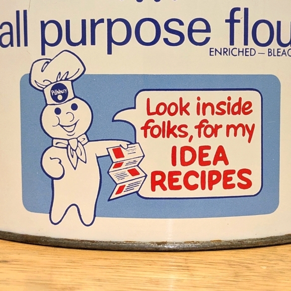 Vintage Pillsbury's Best JL Clark All Purpose Flour Tin - Picture 6 of 10